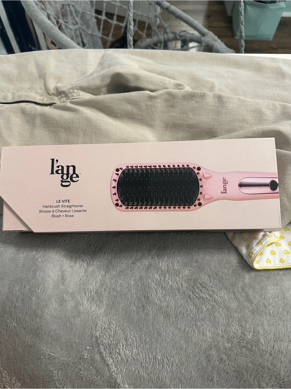 Lange Straightening Brush - Pink/Black - Picture 2 of 2
